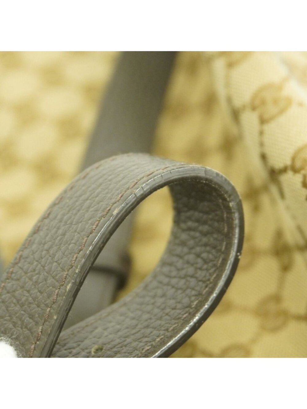 Gucci Backpack GG Canvas Brown Silver - Picture 9 of 10